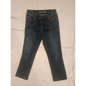 Ink Denim Jeans Skinny Leg Regular Fit Crop Women Size 0p